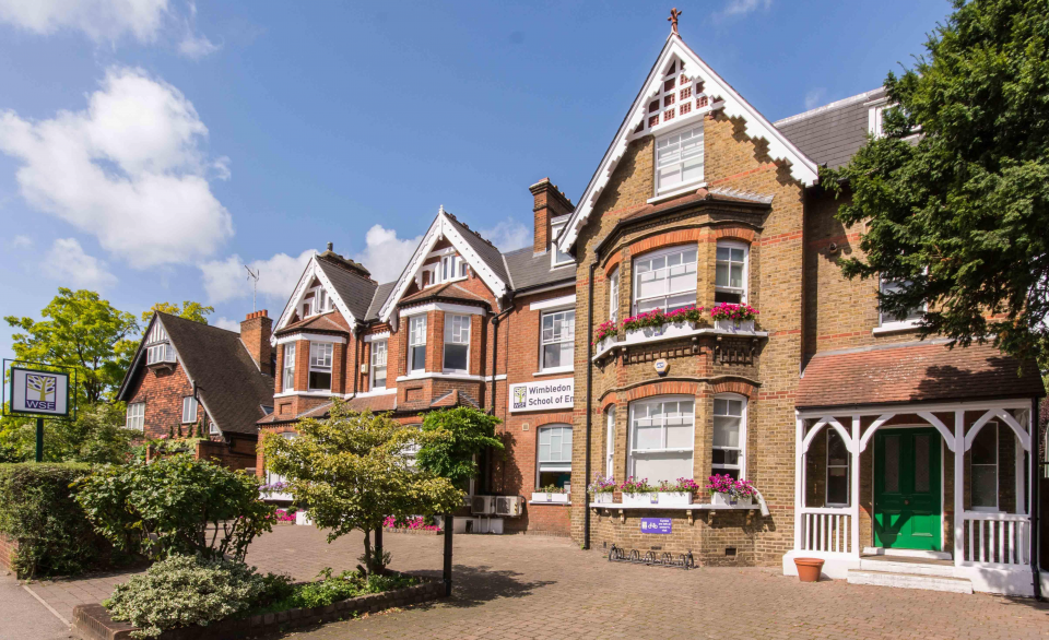 Front of Wimbledon School of English building